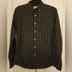 Cotton plaid men’s shirt by Sonoma